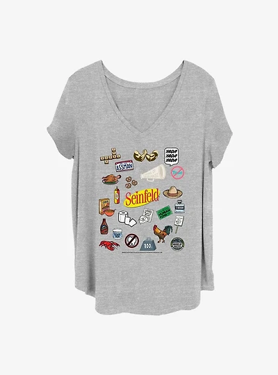 Seinfeld Item Jumble Girls T-Shirt Plus Size