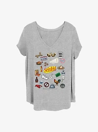 Seinfeld Item Jumble Girls T-Shirt Plus Size