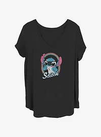 Disney Lilo & Stitch Nerdy Stitch Girls T-Shirt Plus Size
