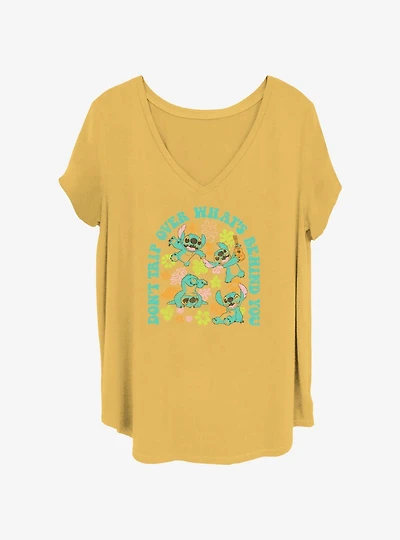 Disney Lilo & Stitch Hippie Stitch Girls T-Shirt Plus Size
