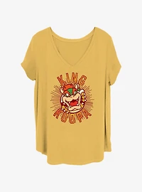 Nintendo King Koopa Girls T-Shirt Plus Size