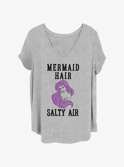 Disney The Little Mermaid Mermaid Hair Salty Air Girls T-Shirt Plus Size