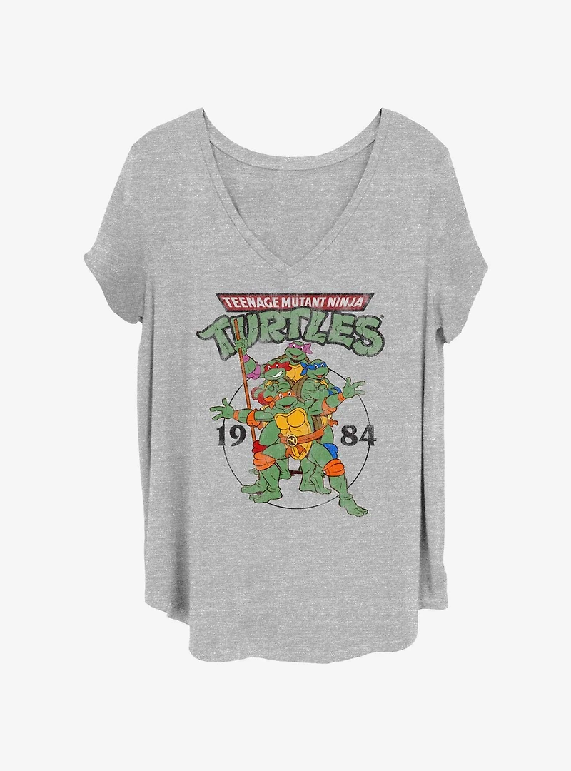 Teenage Mutant Ninja Turtles Group Elite Girls T-Shirt Plus Size