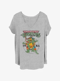 Teenage Mutant Ninja Turtles Group Elite Girls T-Shirt Plus Size