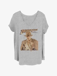 Indiana Jones Raiders Tonal Poster Girls T-Shirt Plus Size
