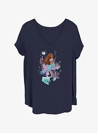 Disney The Little Mermaid Ariel Live Dinglehopper Girls T-Shirt Plus Size