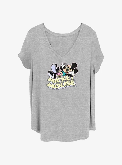 Disney Mickey Mouse Vacation Mickey Girls T-Shirt Plus Size
