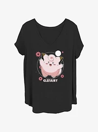 Pokemon Clefairy Fairy Dance Girls T-Shirt Plus Size