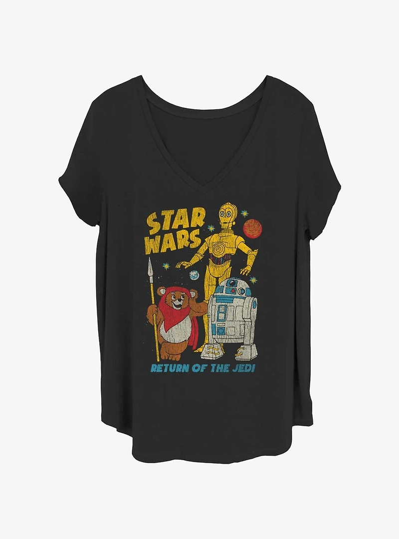 Star Wars Walk The Ewok Girls T-Shirt Plus Size
