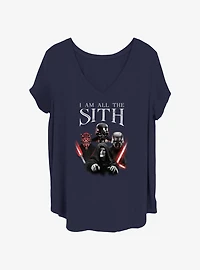 Star Wars All The Sith Girls T-Shirt Plus Size
