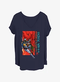 Star Wars Boba Framed Girls T-Shirt Plus Size