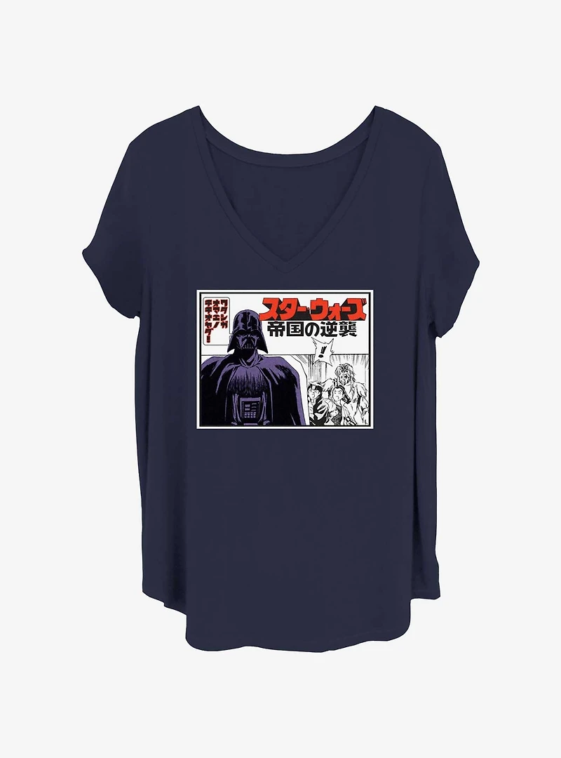 Star Wars Empire Father Manga Girls T-Shirt Plus Size