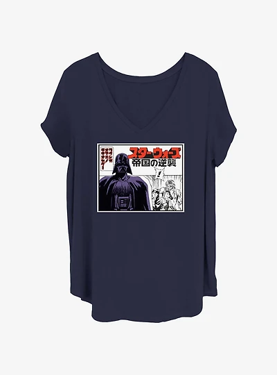Star Wars Empire Father Manga Girls T-Shirt Plus Size