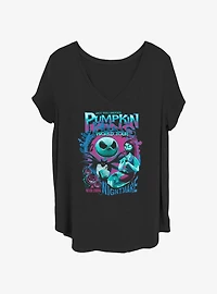 The Nightmare Before Christmas Pumpkin King World Tour Girls T-Shirt Plus Size