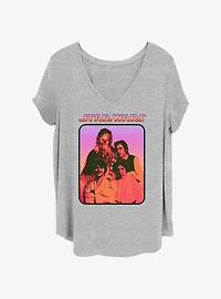 Star Wars Family Frame Girls T-Shirt Plus Size