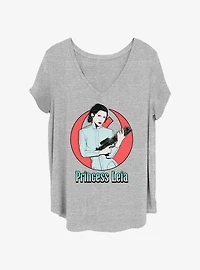 Star Wars Leia Rebel Girls T-Shirt Plus Size