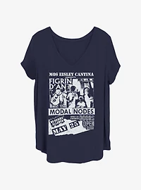 Star Wars Team Cantina Band Flyer Girls T-Shirt Plus Size
