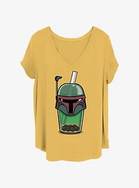 Star Wars Yummy Boba Tea Girls T-Shirt Plus Size