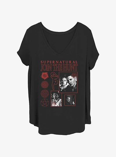 Supernatural Join The Huntt Girls T-Shirt Plus Size