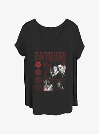 Supernatural Join The Huntt Girls T-Shirt Plus Size