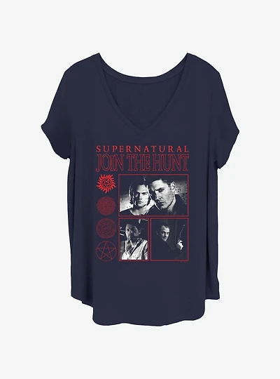 Supernatural Join The Huntt Girls T-Shirt Plus Size