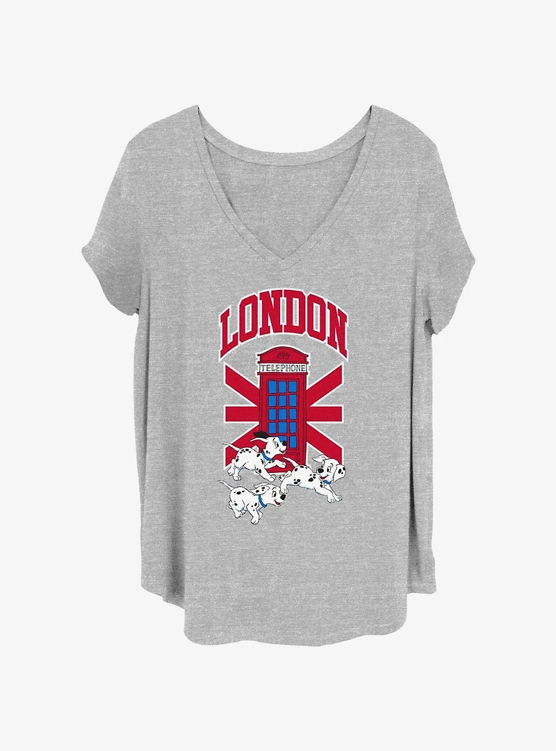 Disney 101 Dalmatians London Booth Girls T-Shirt Plus Size