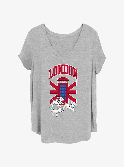 Disney 101 Dalmatians London Booth Girls T-Shirt Plus Size
