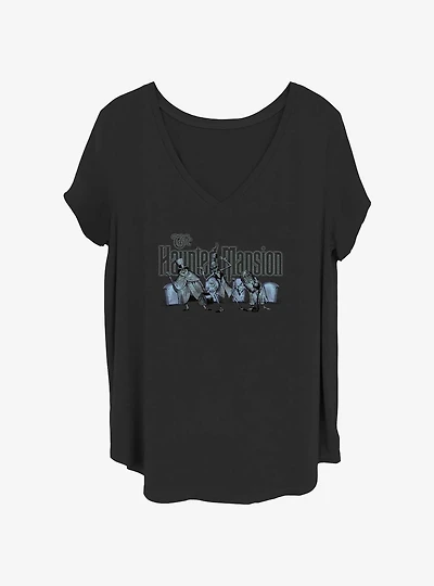 Disney The Haunted Mansion Three Ghoulish Dudes Girls T-Shirt Plus Size