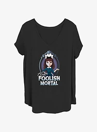 Disney The Haunted Mansion His Foolish Mortal Girls T-Shirt Plus Size