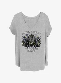 Disney The Haunted Mansion Haunted Home Girls T-Shirt Plus Size