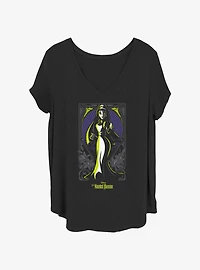 Disney The Haunted Mansion Bride Portrait Nouveau Girls T-Shirt Plus Size