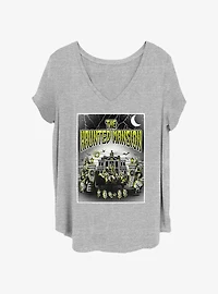 Disney The Haunted Mansion Haunted Horror Mansion Girls T-Shirt Plus Size