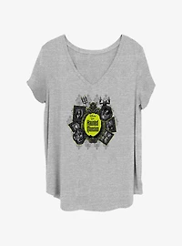 Disney The Haunted Mansion Character Portraits Girls T-Shirt Plus Size