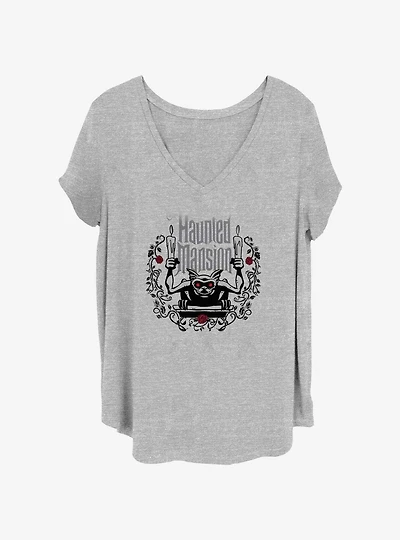 Disney The Haunted Mansion Gargoyle Candles Girls T-Shirt Plus Size