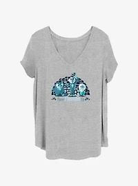 Disney The Haunted Mansion Three Thumbs Up Girls T-Shirt Plus Size