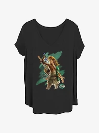 Nintendo Hero Link Girls T-Shirt Plus Size
