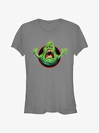 Ghostbusters: Frozen Empire Panic Slimer Girls T-Shirt