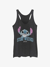 Disney Lilo & Stitch Stay Weird Womens Tank Top