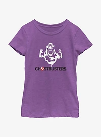 Ghostbusters: Frozen Empire Decal Slimer Girls Youth T-Shirt