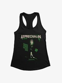 Leprechaun Lucky Day Clover Womens Tank Top