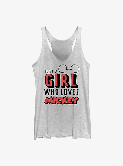 Disney Mickey Mouse Girl Loves Mickey Girls Tank