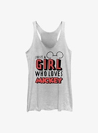 Disney Mickey Mouse Girl Loves Mickey Girls Tank