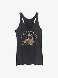Disney Snow White and the Seven Dwarfs Animal Person Girls Tank