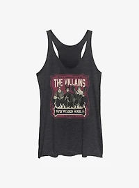 Disney Villains Villainous Stars Girls Tank