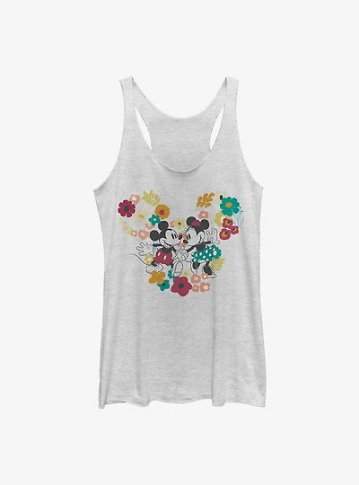 Disney Mickey Mouse Floral Mickey Pair Girls Tank