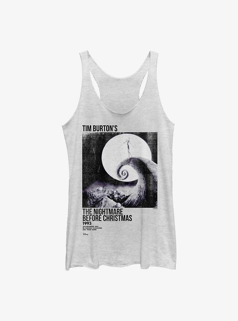 Disney The Nightmare Before Christmas Poster Ink Rolled Girls Tank