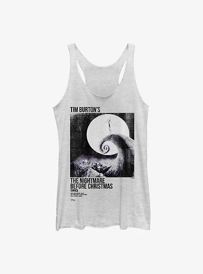 Disney The Nightmare Before Christmas Poster Ink Rolled Girls Tank