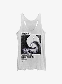 Disney The Nightmare Before Christmas Poster Ink Rolled Girls Tank