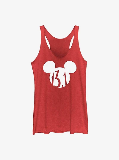 Disney Mickey Mouse Half Marathon 13.1 Ears Girls Tank
