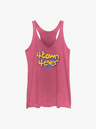 Disney Pixar Turning Red 4 Town Forever Heart Girls Tank